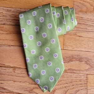 Brooks Brothers Makers and Merchants Neck Tie Pure Silk Floral 60"